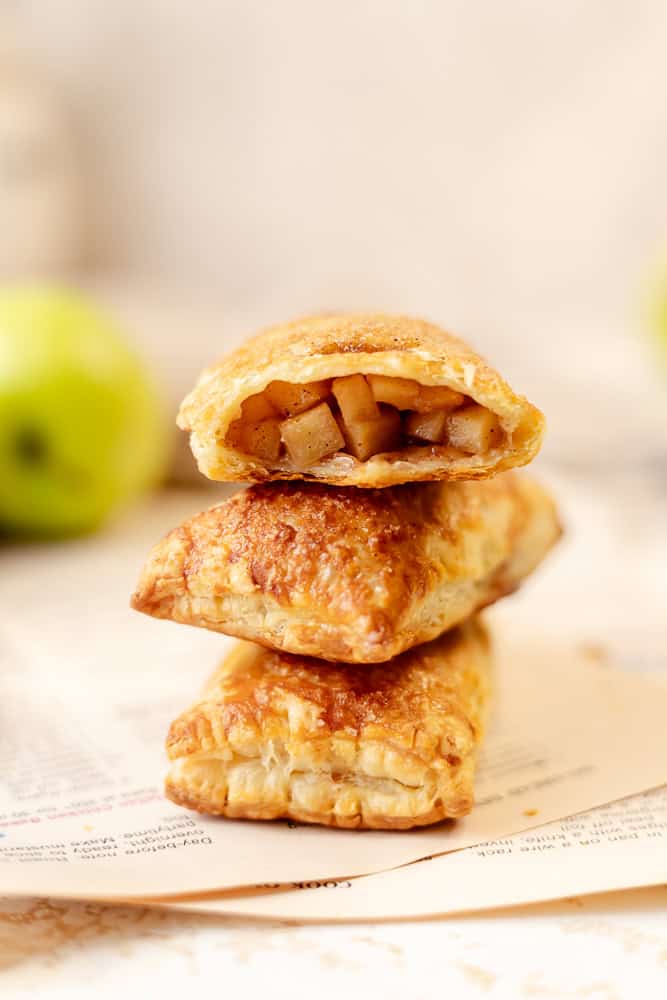 apple hand pies with puff pastry