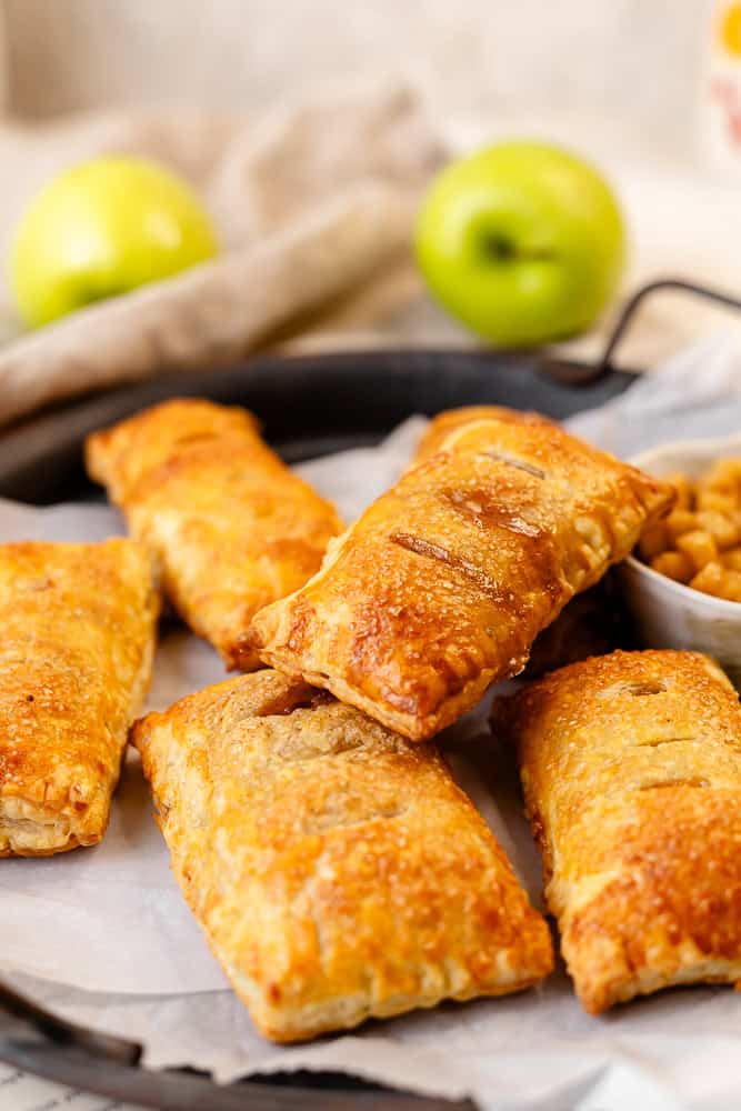 puff pastry apple hand pie