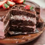 chocolate strawberry cake