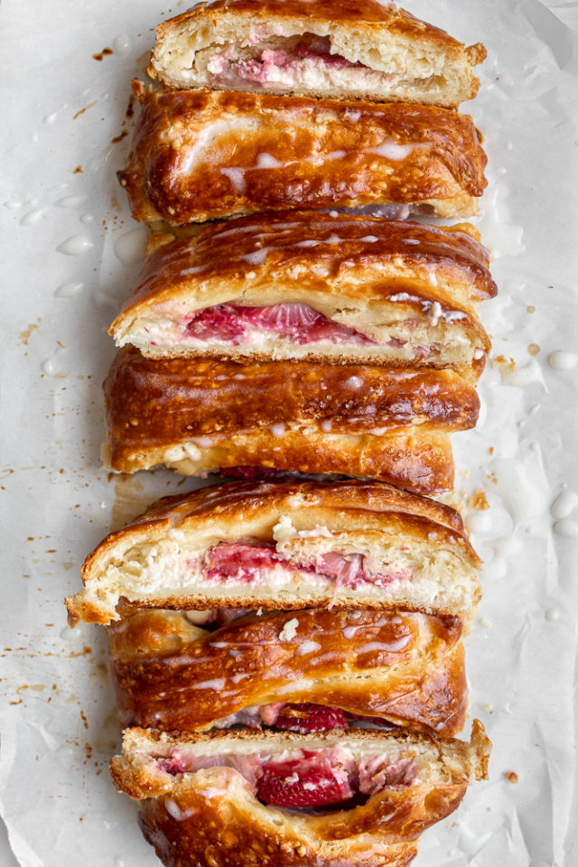Homemade Strawberry Cream Cheese Danish Tasty Treat Pantry