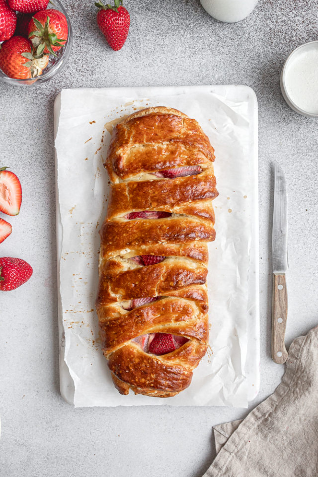 Homemade Strawberry Cream Cheese Danish Tasty Treat Pantry