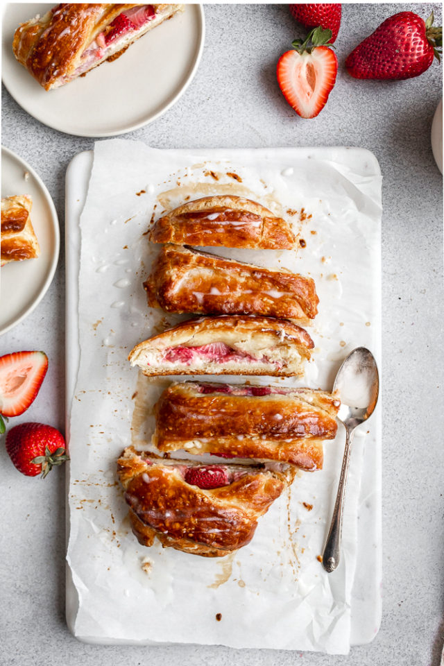 Homemade Strawberry Cream Cheese Danish Tasty Treat Pantry