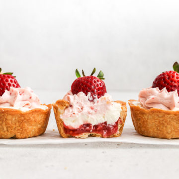Mini strawberry tarts with cream cheese Tasty Treat Pantry