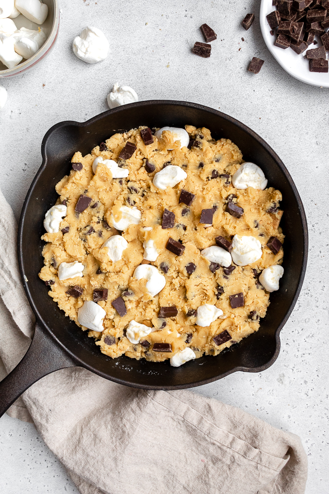 how to make skillet cookie