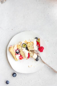 Triple Berry Layer Cake with Cream Cheese Frosting - Tasty Treat Pantry